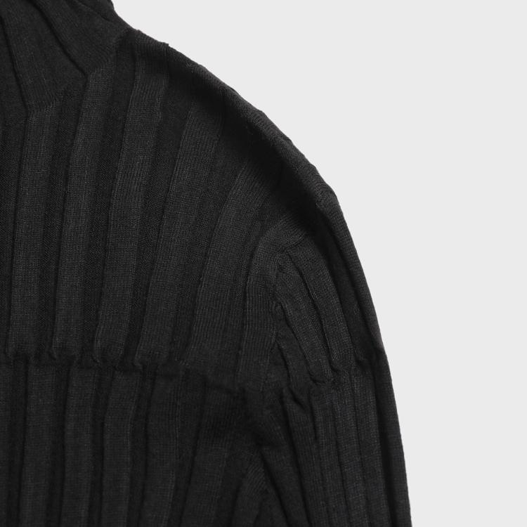 女式高领纯色修身显瘦时尚休闲针织毛衣