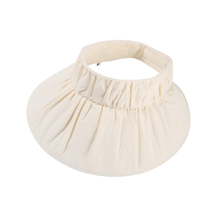 女士遮阳防晒帽时尚休闲空顶帽大帽檐显脸小遮阳帽防紫外线帽子