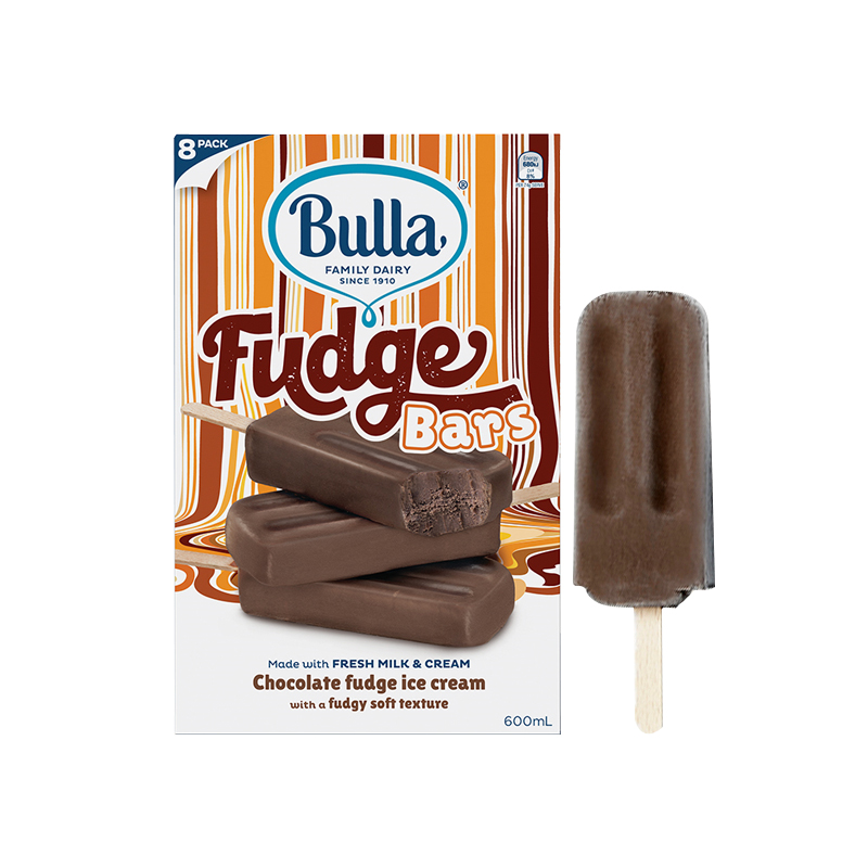  Bulla 澳洲 巧克力鲜乳冰淇淋软雪糕  8支(576g) 盒装 576g