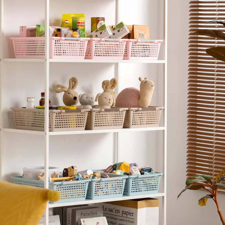 塑料收纳框收纳篮收纳筐零食杂物整理筐家用桌面整理筐置物篮