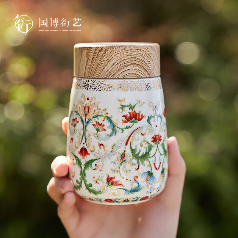 中国国家博物馆吉祥福瑞陶瓷双层随行杯高颜值便携多用博物馆文创 吉祥福瑞陶瓷双层随行杯 1个