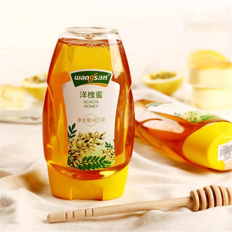 汪氏蜂蜜 洋槐蜂蜜465g/瓶 2瓶