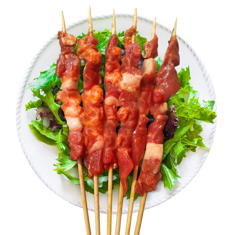 艾克拜尔羊肉串  羊肉串烧烤食材家庭商用