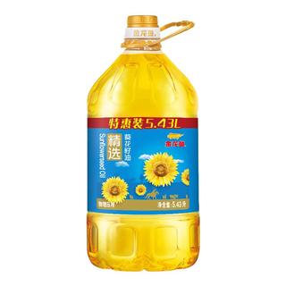 金龙鱼精选葵花籽油5.43L 家用桶装清淡食用油