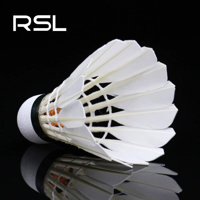 RSL亚狮龙7号羽毛球RSL7号比赛专业训练球稳定耐打防伪可查12只装