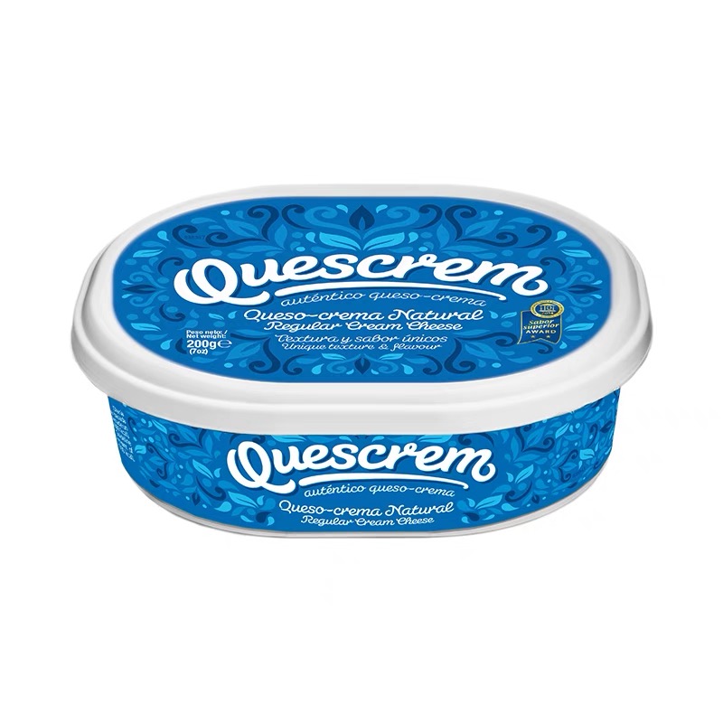 牧森奶油奶酪无乳糖蓝纹原味淡味蒜香干酪涂抹即食轻脂芝士cheese