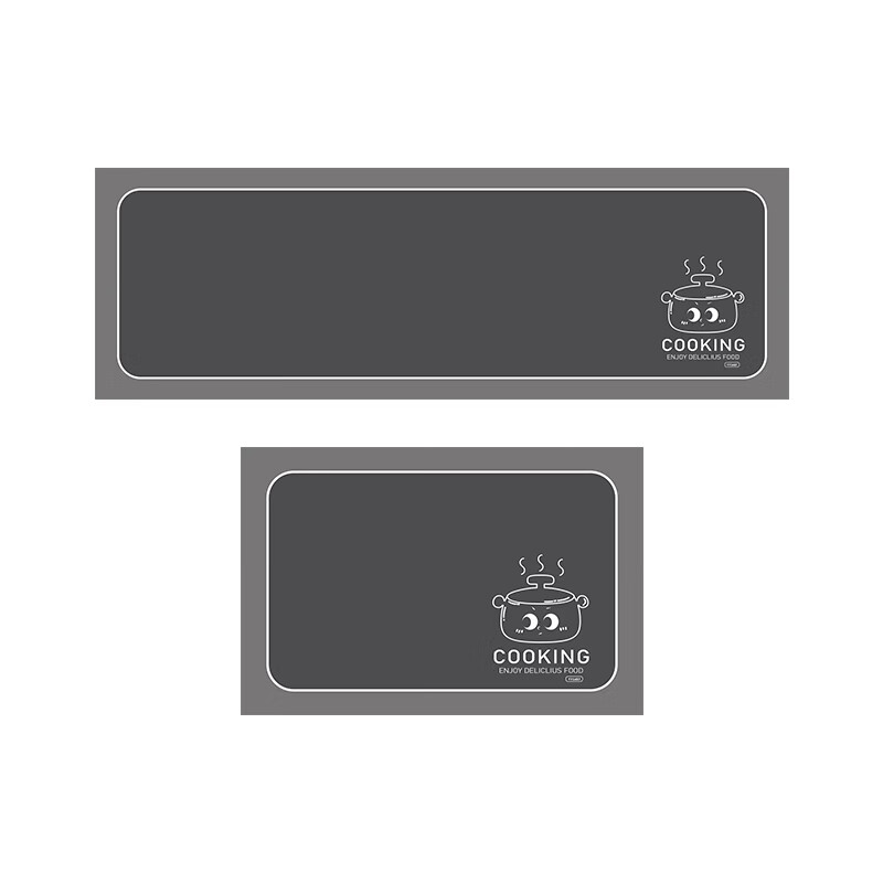 KAYE家用厨房地垫防油防水长条垫子蹭灰脚垫免洗可擦吸水防滑垫可定制  cm(一件装）