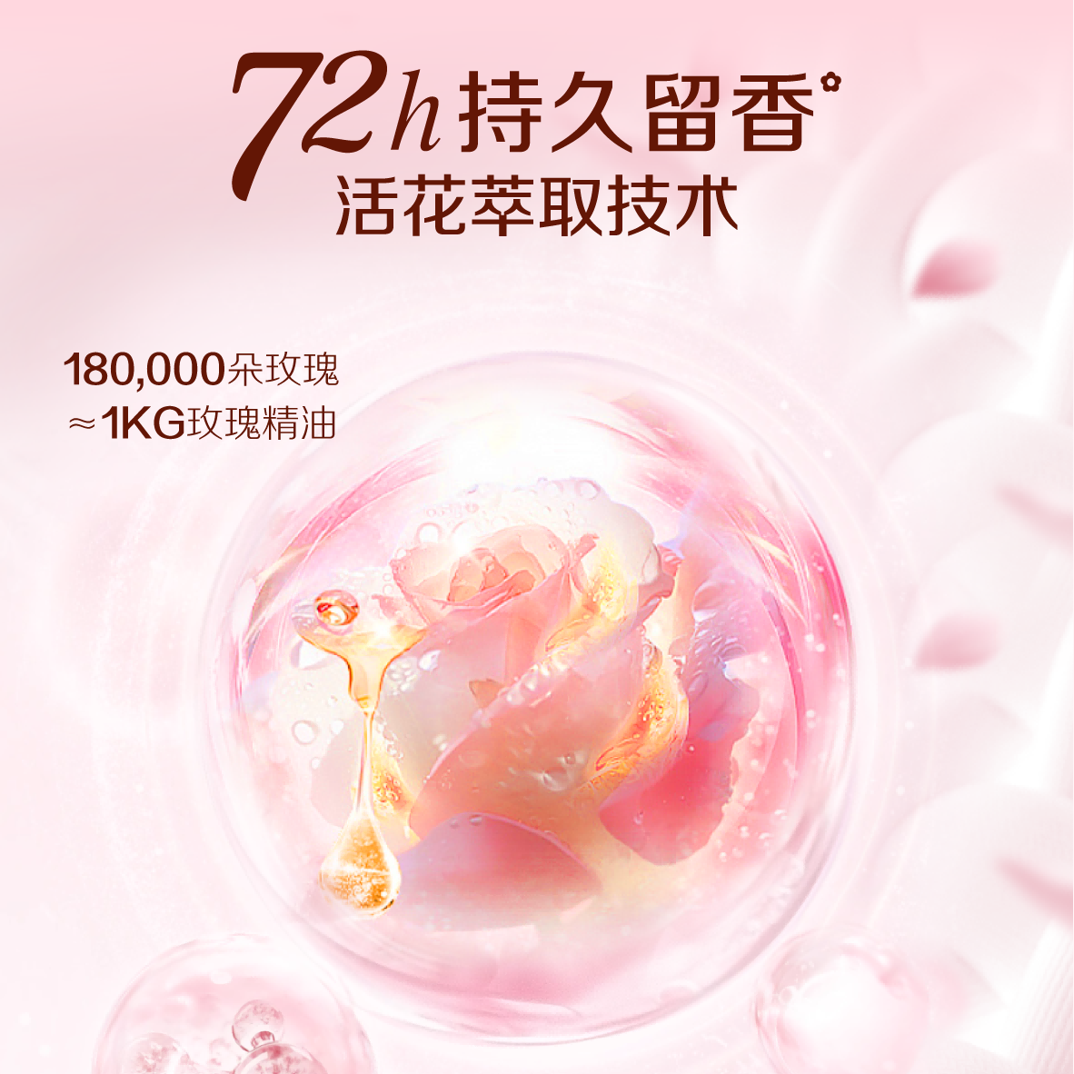 家家宜格拉斯玫瑰高奢香氛洗衣粉 深层洁净香味持久手洗机洗 洗衣粉4kg