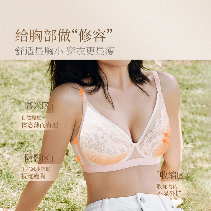  Candy La Vie/奶糖派 显瘦防凸 女士内衣