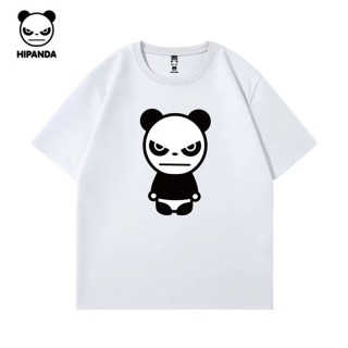 你好熊猫 HI PANDA你好熊猫经典短袖T恤  男纯棉半袖