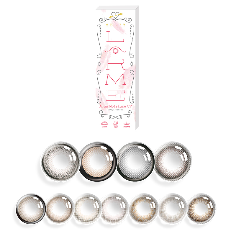 【色集合】LARME MELTY甜美狗狗眼美瞳大直径日抛月抛1盒装