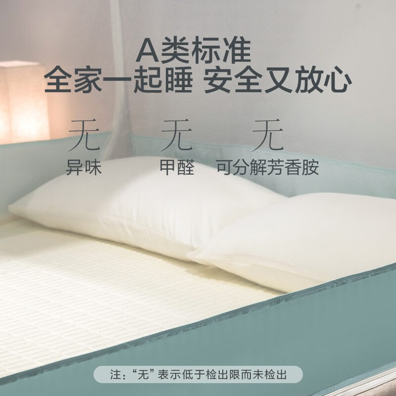 罗莱生活 LUOLAI  家纺蒙古包蚊帐家用卧室 简单安装防蚊1  198cm*180cm*170cm 、1.8米床
