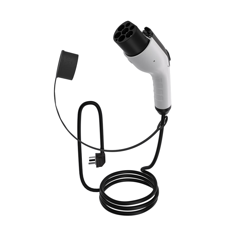 充不凡大众迈腾gte原厂充电器随车充3.5KW/7KW免接地线便捷式充电枪 标准款 3.5KW国标 8A/16A两档 【5米线】