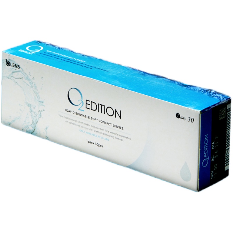 OLENSO2Edition润氧日抛40片透明隐形近视眼镜