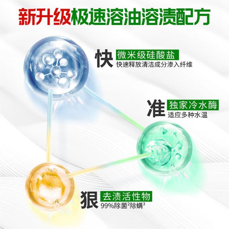 洗衣粉2.5斤 清新洁净 无惧细菌 不伤手小袋组合装250G*5袋