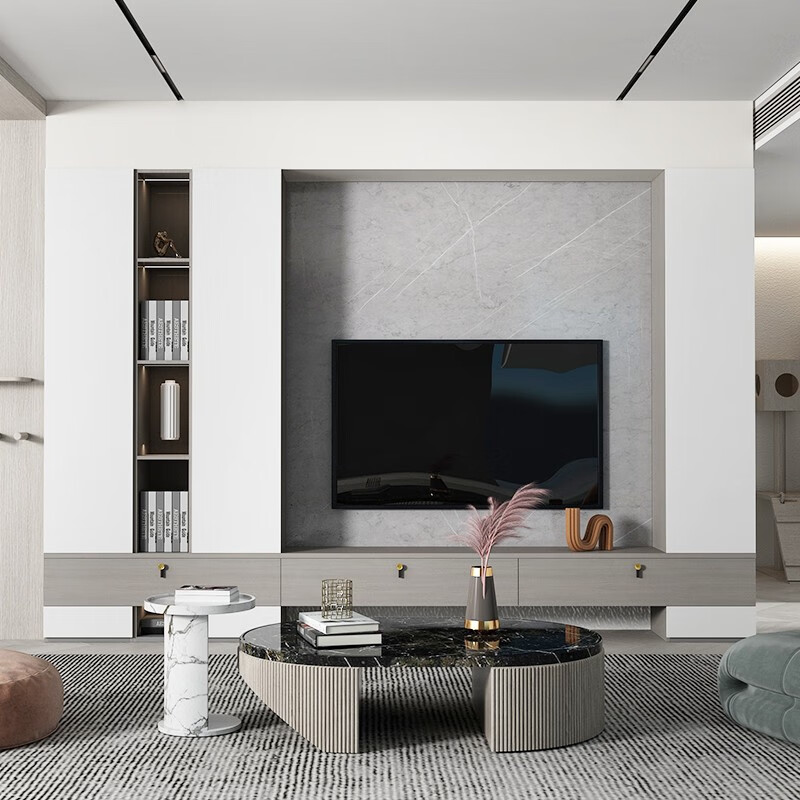 顾家家居 KUKA 全屋一柜到顶大衣柜卧室高颜整家木门背景墙全屋套餐 意向金