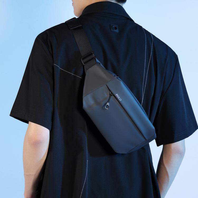 胸包大容量多功能男士单肩斜挎包百搭机能风骑行胸前小包轻便腰包