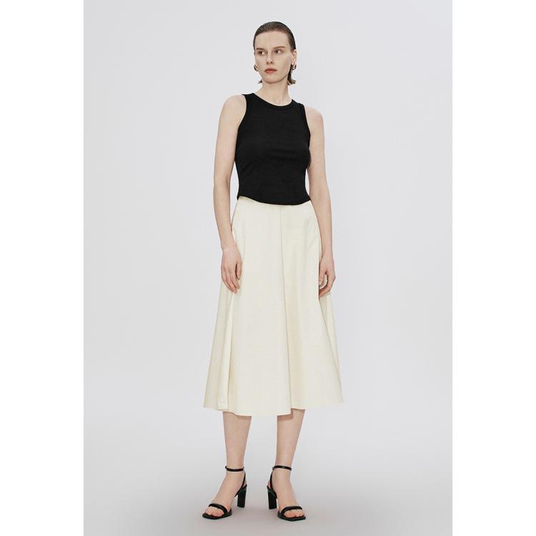 UR女装通勤气质简约宽松显瘦A字半裙UWG540038