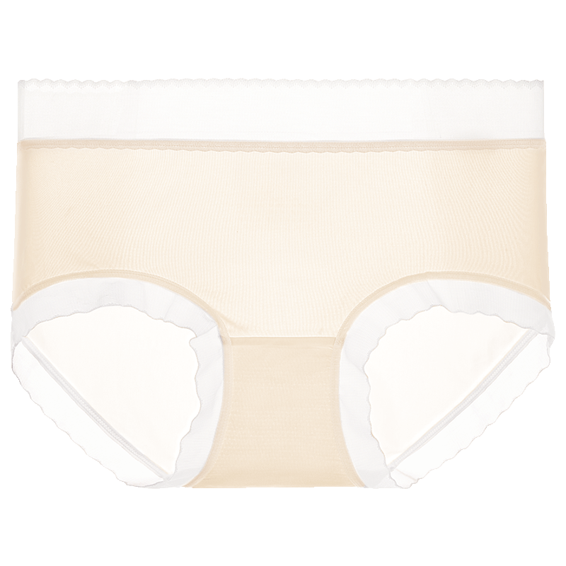 莫代尔4条女士内裤女冰丝无痕抗菌夏季薄款速干透气少女生三角短裤头