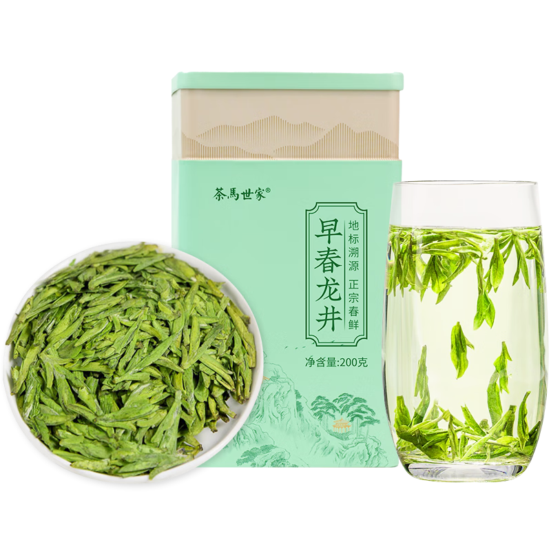 茶马世家龙井绿茶2025新茶明前早春茶叶钱塘一级自己喝送礼品