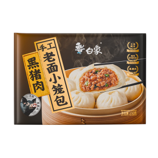88VIP：白象 黑猪肉嵊州小笼包150g×5袋