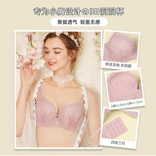 夏娃秘语 蕾丝内衣  粉藕(任选2件）