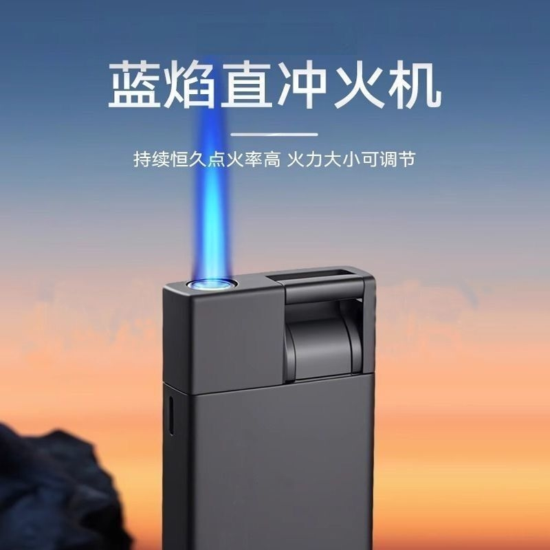 高端50支金属直冲防风打火机商务一次性订做刻字广告