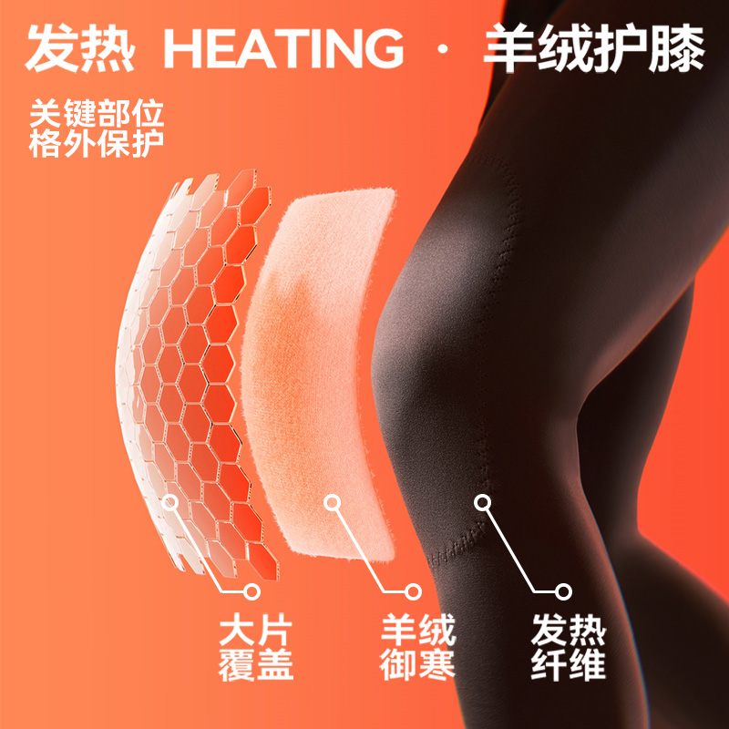 海澜之家保暖内衣套装秋衣秋裤加绒护膝 M