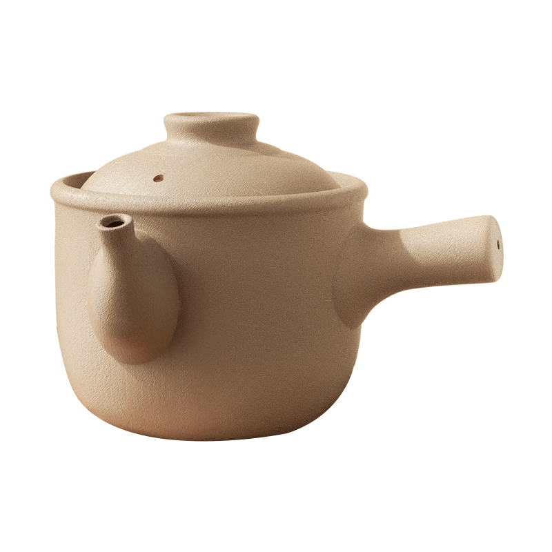 德明老式中药砂锅熬中药专用锅煎药壶药罐家用专门煮药的瓦罐药煲煎锅 无釉全陶中药砂锅(240g药材内)