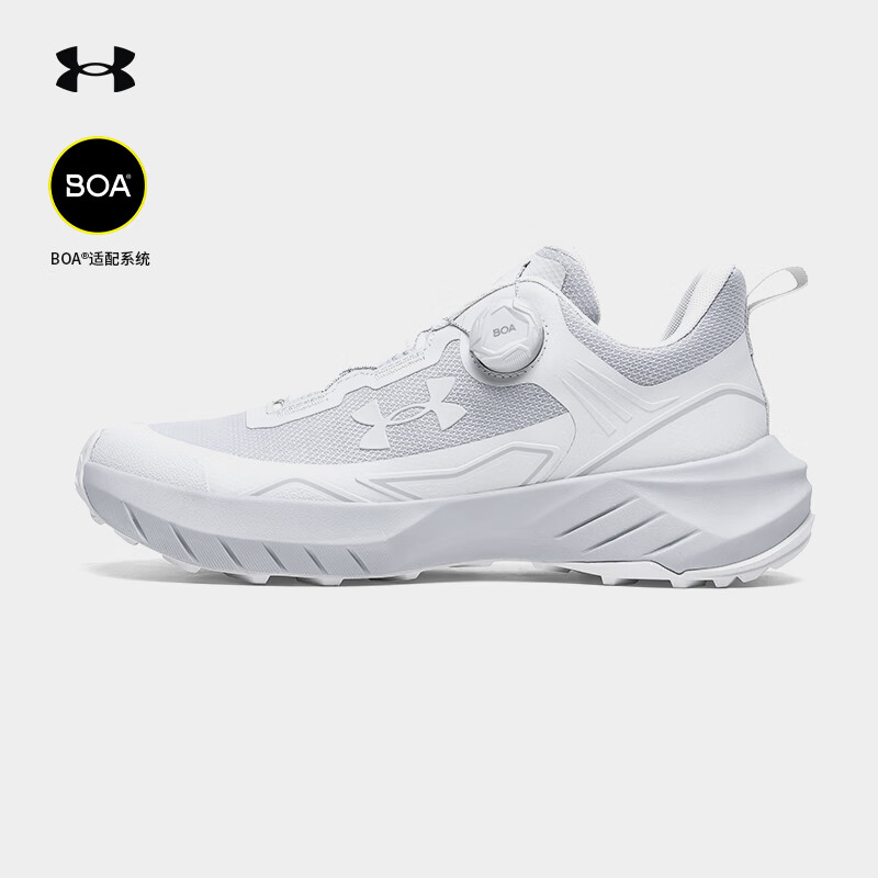 安德玛野外徒步鞋男女同款跑鞋新款户外鞋运动防滑免系带缓震耐磨