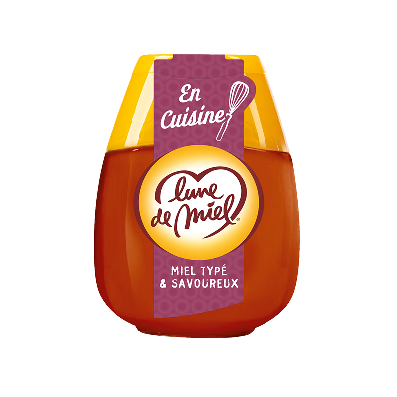 lune de miel法国蜜月 原装进口 纯天然蜂蜜  挤压 成熟蜜 烘焙 调味