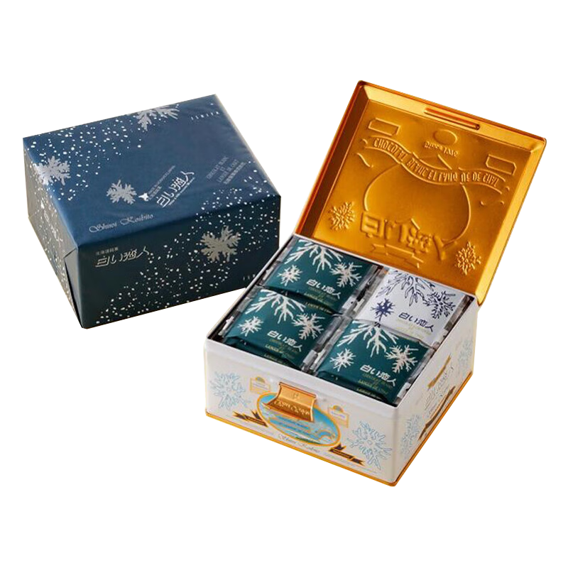  白色恋人 礼盒 巧克力夹心曲奇