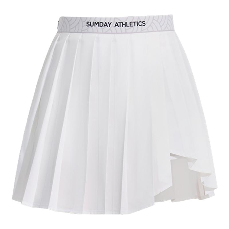 Sumday轻中式元气百褶裙女户外速干运动半身裙女网球半裙防走光