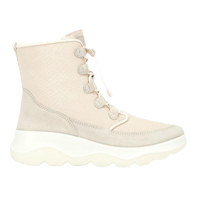 COZY STEPS可至冬季圆头蛇皮纹女式厚底雪地靴8083