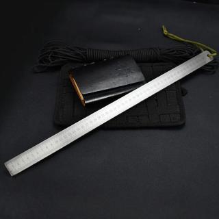 溥畔 龙泉锻打高性能淬火造钢不锈钢戒尺 加厚3mm