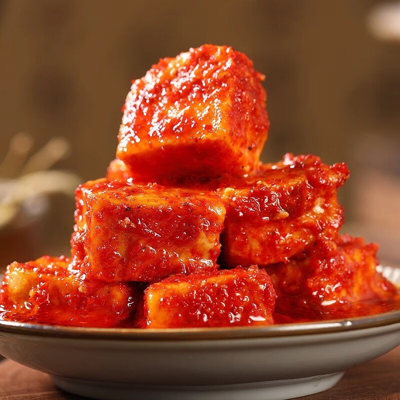 湘妹子 湖南特产香辣臭豆腐乳霉豆腐农家手工制作拌菜下饭菜拌面罐装 湘妹子红油霉豆腐280克*2瓶