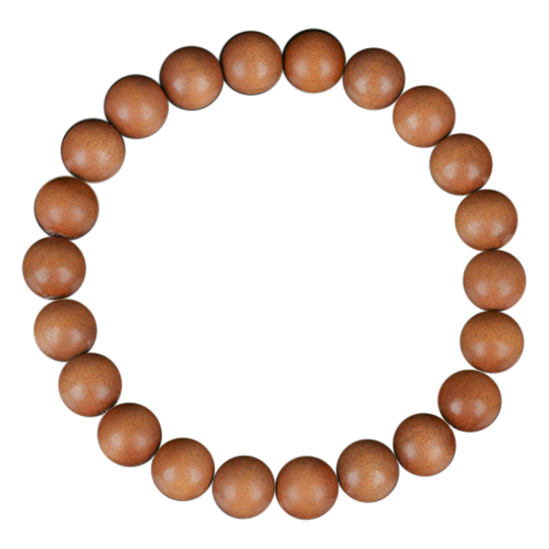 今夕印度老山檀手串迈索尔正区红肉级檀香木文玩念佛珠男女士手链