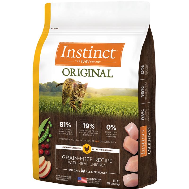 INSTINCTINSTINCT百利冻干猫粮生鲜本能无谷鸡高蛋白鸡肉增肥猫粮羊 无谷鸡配方