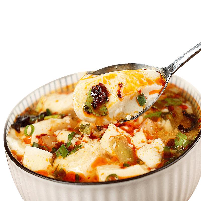 豆腐花豆腐脑即食桶装懒人早餐代餐豆花整箱多口味家用速食品