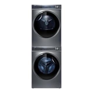海尔 XQG100-BD14376LU1+HGY100-F376U1  洗衣机极夜灰