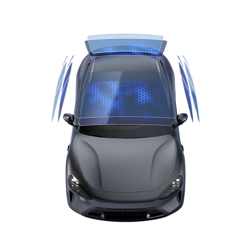 京东京造全车玻璃窗贴膜(轿车款-深色)车衣整车防晒隔热防爆太阳保护隐私遮挡紫红外线清晰透光汽车玻璃膜