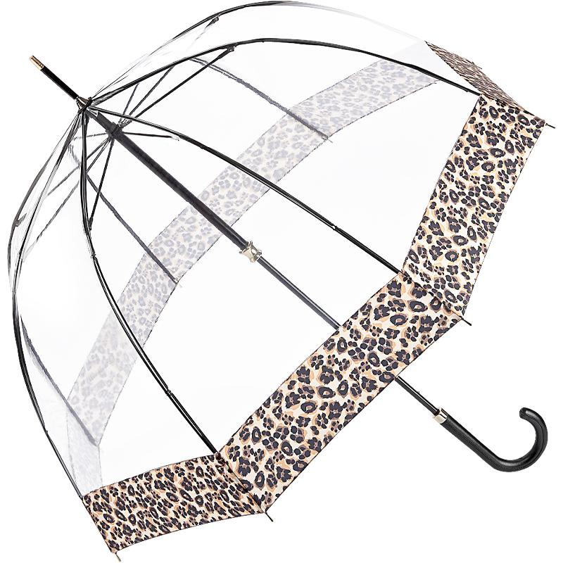 富尔顿（FULTON）英国女王款透明鸟笼伞礼品长柄雨伞七夕纪念礼物送老婆送女友情人