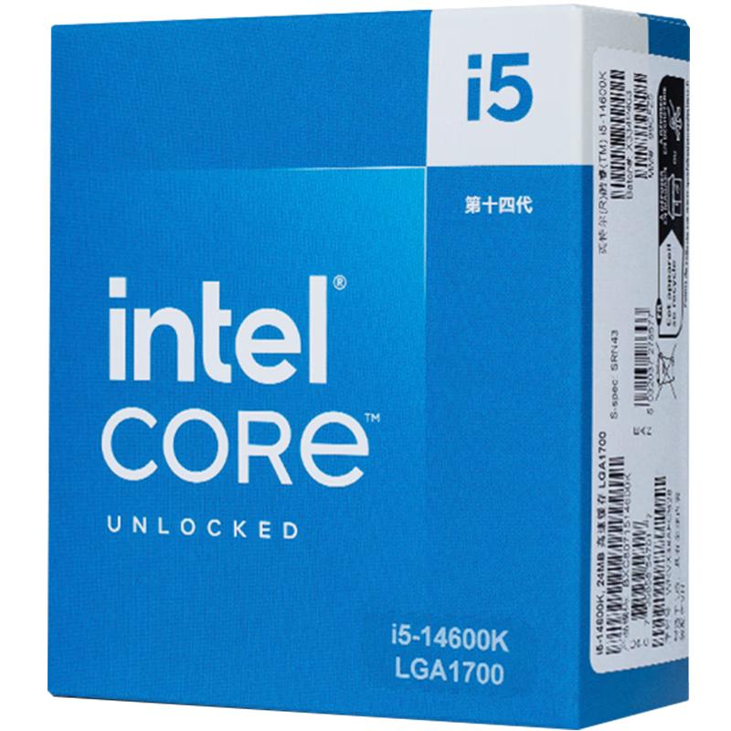  intel/英特尔 酷睿i5-14600K 14核20线程 CPU处理器