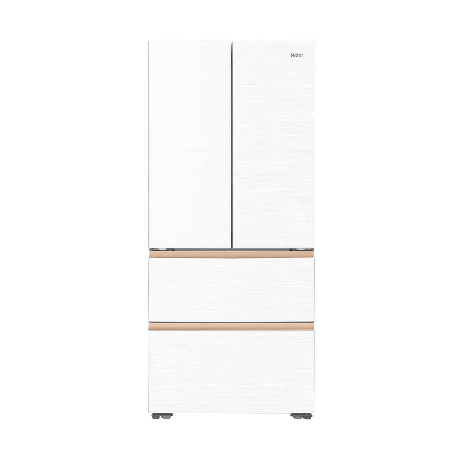 Haier 海尔 麦浪系列 BCD-511WGHFD1BWLU1 风冷法式门冰箱 511L