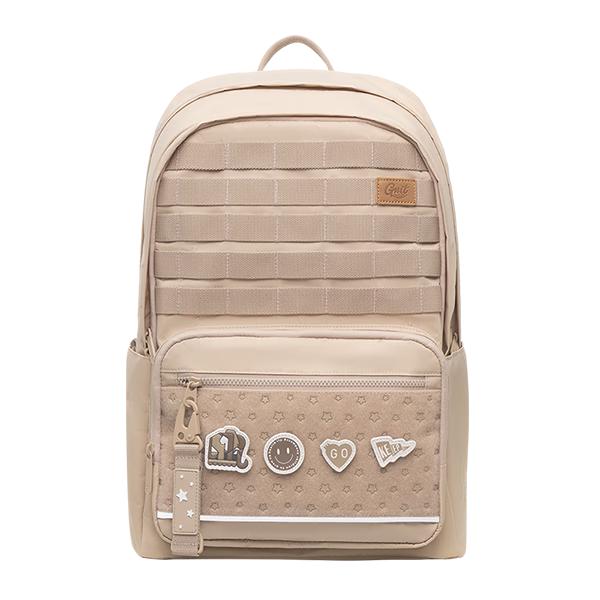 Gmt for kids书包初中高中生护脊减负双肩包大容量轻便背包男女 落日棕 