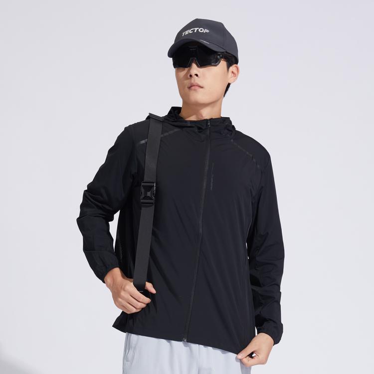 男款户外夏季皮肤衣休闲舒适百搭外套拉链风衣轻薄上衣