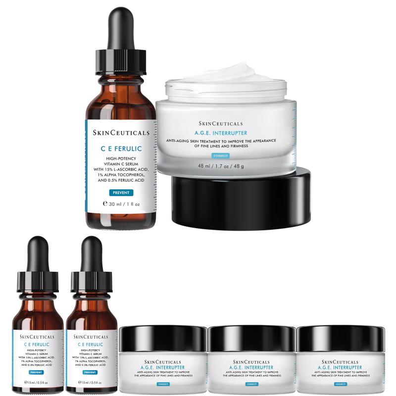 修丽可AGE面霜48ml+CE精华30ml护肤品套装抗氧抗糖老修护女