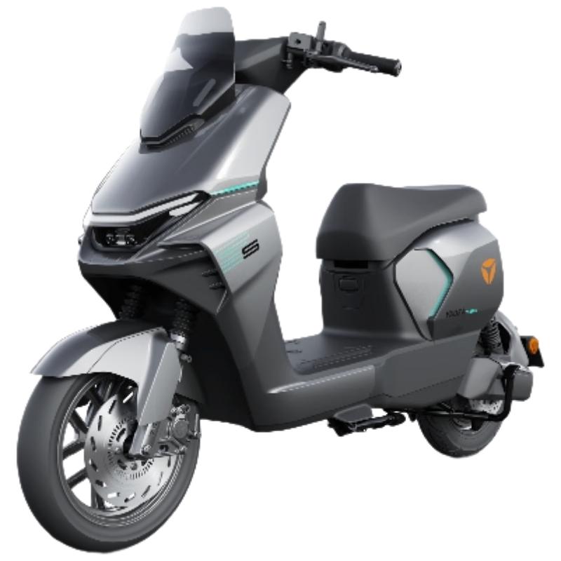 雅迪（yadea）【王鹤棣同款 】冠能S白鲨电动自行车 长续航智能新国标电动车48V30A锂电男女通勤电瓶车 