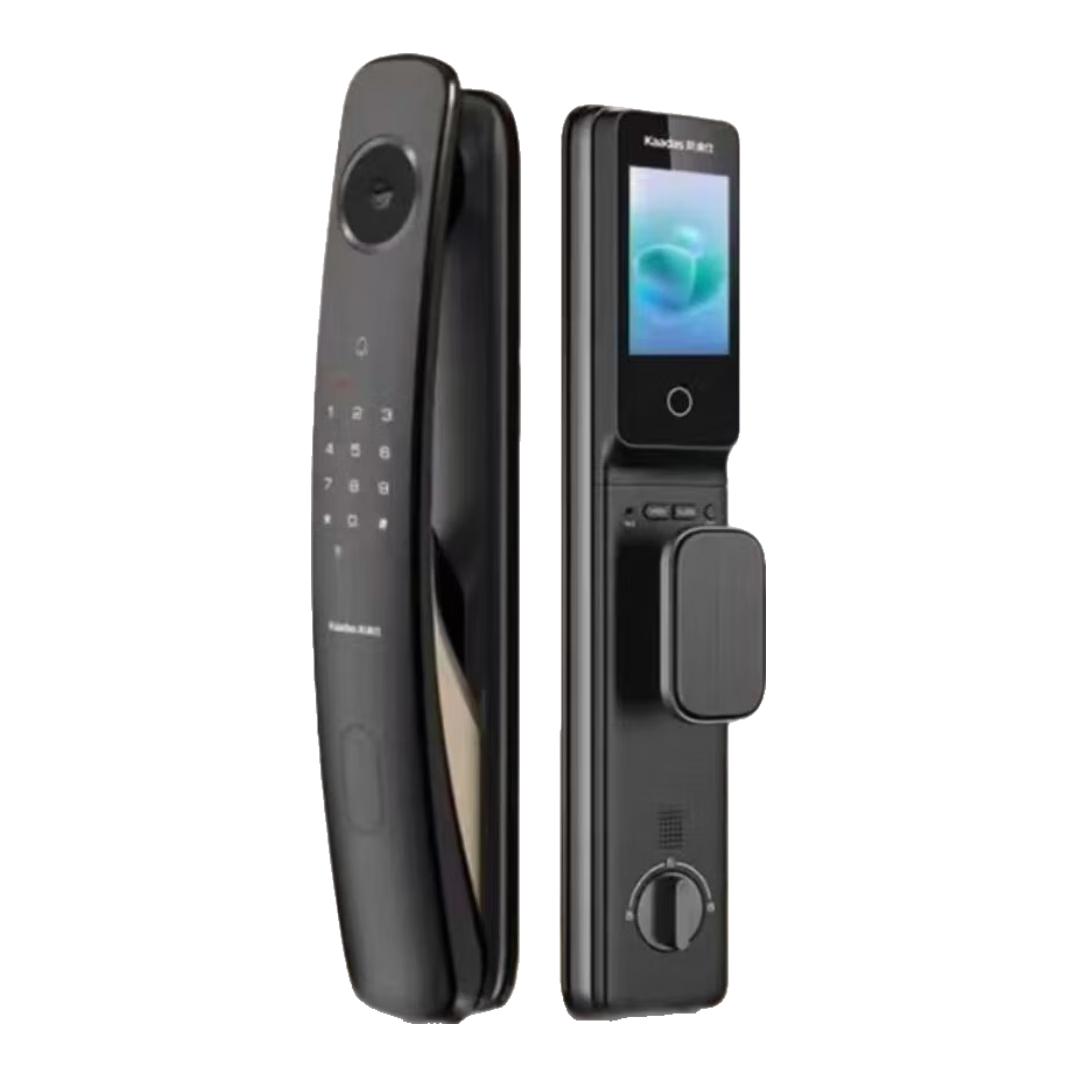 凯迪仕（kaadas）智能门锁可视猫眼密码锁指纹锁 人脸识别智能锁 Q20F Pro