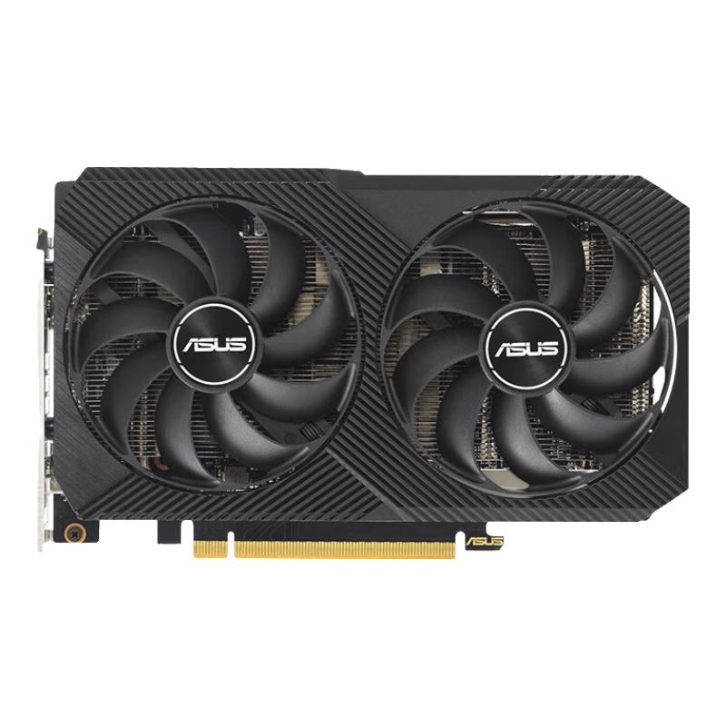 ASUS 华硕 DUAL RX6500XT O4G 显卡 4GB 黑色